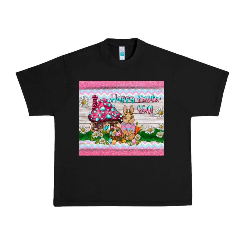 Happy Easter Y'all  Rabbit Urban Heavy Tee by BarkalooDesign | Teevron