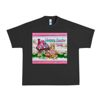 Pigment Black happy easter y'all  rabbit Urban Heavy Tee - BarkalooDesign
