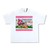 White happy easter y'all  rabbit Urban Heavy Tee - BarkalooDesign