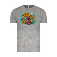 Cloud Rock cowboy boots sunflower Vintage Tee - AdoDesignShop
