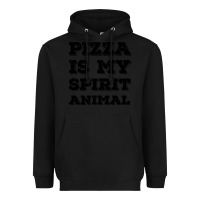 Black Pizza Is My Spirit Animal Heavyweight Hoodie - Bettercallsaul