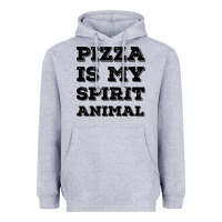 Heather Grey Pizza Is My Spirit Animal Heavyweight Hoodie - Bettercallsaul