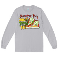 Moon Dust stepping into juneteenth Long Sleeve Tee - MaliasSmallBusiness