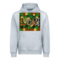 St Patricks Day Lucky Clover And Coins Urban Hoodie | Teevron