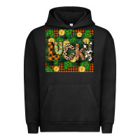 Pigment Black st patricks day lucky clover and coins Urban Hoodie - CowGirlArtShop