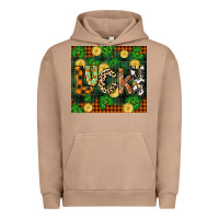Pigment Burro st patricks day lucky clover and coins Urban Hoodie - CowGirlArtShop