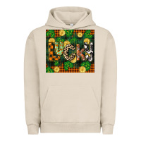 Pigment French Oak st patricks day lucky clover and coins Urban Hoodie - CowGirlArtShop