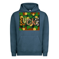 Pigment Midnight Navy st patricks day lucky clover and coins Urban Hoodie - CowGirlArtShop