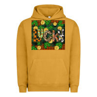 Pigment Peanut Butter st patricks day lucky clover and coins Urban Hoodie - CowGirlArtShop