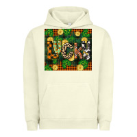 Pigment Pistachio st patricks day lucky clover and coins Urban Hoodie - CowGirlArtShop