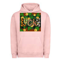 Pigment Salmon st patricks day lucky clover and coins Urban Hoodie - CowGirlArtShop