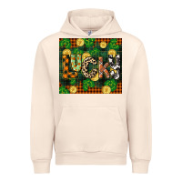 Sandshell st patricks day lucky clover and coins Urban Hoodie - CowGirlArtShop