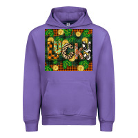 Tulip st patricks day lucky clover and coins Urban Hoodie - CowGirlArtShop