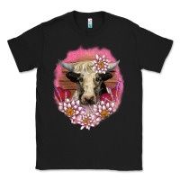 Black v.d lotus and cow Classic Tee - AdoDesignShop