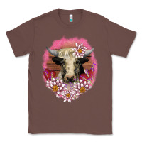 Chestnut v.d lotus and cow Classic Tee - AdoDesignShop