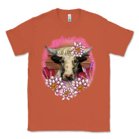 Copper v.d lotus and cow Classic Tee - AdoDesignShop