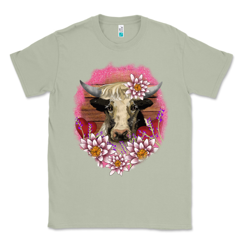 V.d Lotus And Cow Classic Tee by AdoDesignShop | Teevron