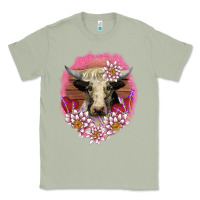 Matcha v.d lotus and cow Classic Tee - AdoDesignShop