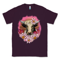 Plum v.d lotus and cow Classic Tee - AdoDesignShop
