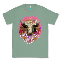 Sage v.d lotus and cow Classic Tee - AdoDesignShop