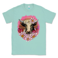 Seafoam v.d lotus and cow Classic Tee - AdoDesignShop