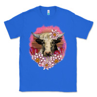 True Royal v.d lotus and cow Classic Tee - AdoDesignShop