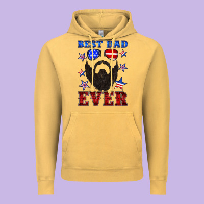 Best Dad Ever American Flag Vintage Hoodie Designed By Artiststas