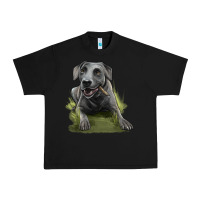 Black Texas Blue Lacy Dog Urban Heavy Tee - LillyAllenDesigns
