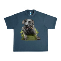 Midnight Navy Texas Blue Lacy Dog Urban Heavy Tee - LillyAllenDesigns