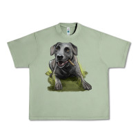Oil Green Texas Blue Lacy Dog Urban Heavy Tee - LillyAllenDesigns
