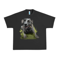 Pigment Black Texas Blue Lacy Dog Urban Heavy Tee - LillyAllenDesigns