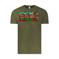 Vintage Olive horses roses ann cactuses license plate Vintage Tee - Artiststas