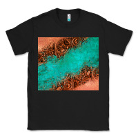 Black leather turquoise glitter tumbler Classic Tee - Jasminsmagicworld