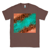 Chestnut leather turquoise glitter tumbler Classic Tee - Jasminsmagicworld