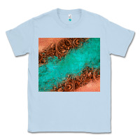 Dusty Blue leather turquoise glitter tumbler Classic Tee - Jasminsmagicworld