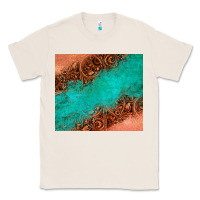 Natural leather turquoise glitter tumbler Classic Tee - Jasminsmagicworld