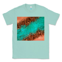 Seafoam leather turquoise glitter tumbler Classic Tee - Jasminsmagicworld