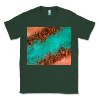 Sports Green leather turquoise glitter tumbler Classic Tee - Jasminsmagicworld