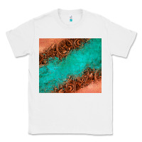 White leather turquoise glitter tumbler Classic Tee - Jasminsmagicworld