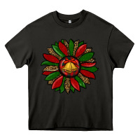 Asphalt christmas sunflower Heavy Core Tee - RanaPortraitStore