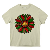 Mossy christmas sunflower Heavy Core Tee - RanaPortraitStore