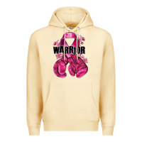 Pina Colada Warrior Breast Cancer with boxing gloves Premium Hoodie - NancyCooperArtShop