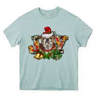 Arona Christmas joy english bulldog Heavy Core Tee - BarkalooDesign