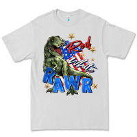 Dove Grey red white rawr Premium Tee - Zillion Design Studio