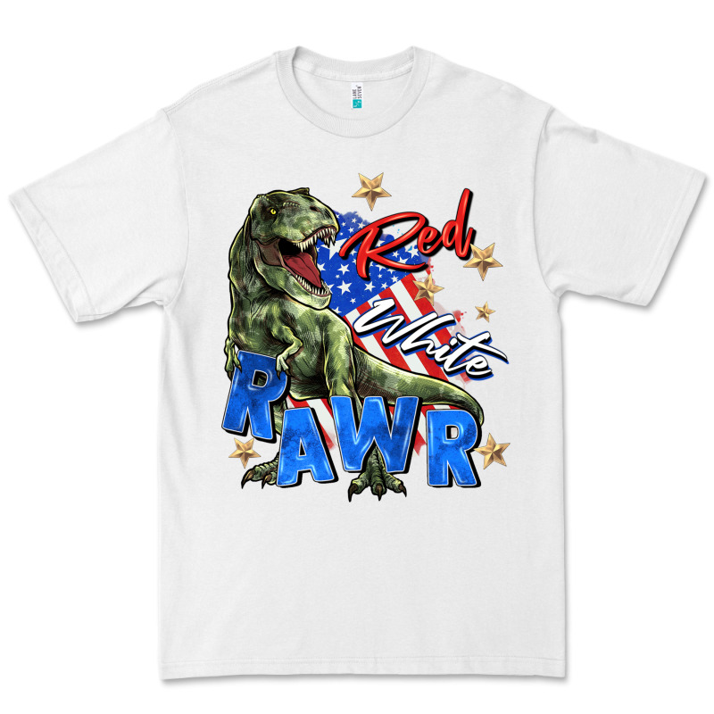 Red White Rawr Premium Tee by Zillion Design Studio | Teevron