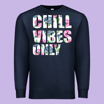 Chill Vibes Only Premium Sweatshirt Designed By Bettercallsaul