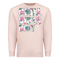 Pale Pink Chill Vibes Only Premium Sweatshirt - Bettercallsaul