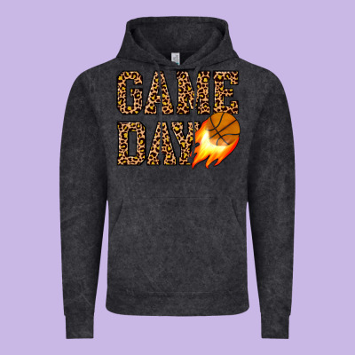 Game Day Basketball Vintage Hoodie Designed By Jahusdesignshop