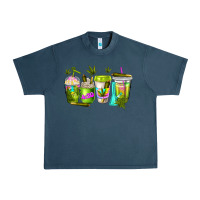 Midnight Navy coffee cups Urban Heavy Tee - NancyCooperArtShop