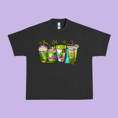 Coffee Cups Urban Heavy Tee Designed By Nancycooperartshop